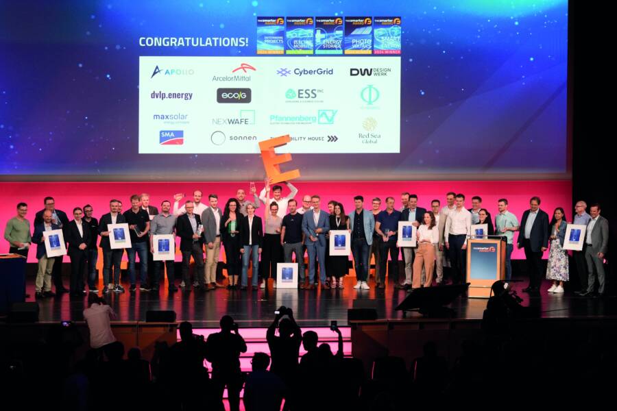 NexWafe receiving The smarter E AWARD 2024
